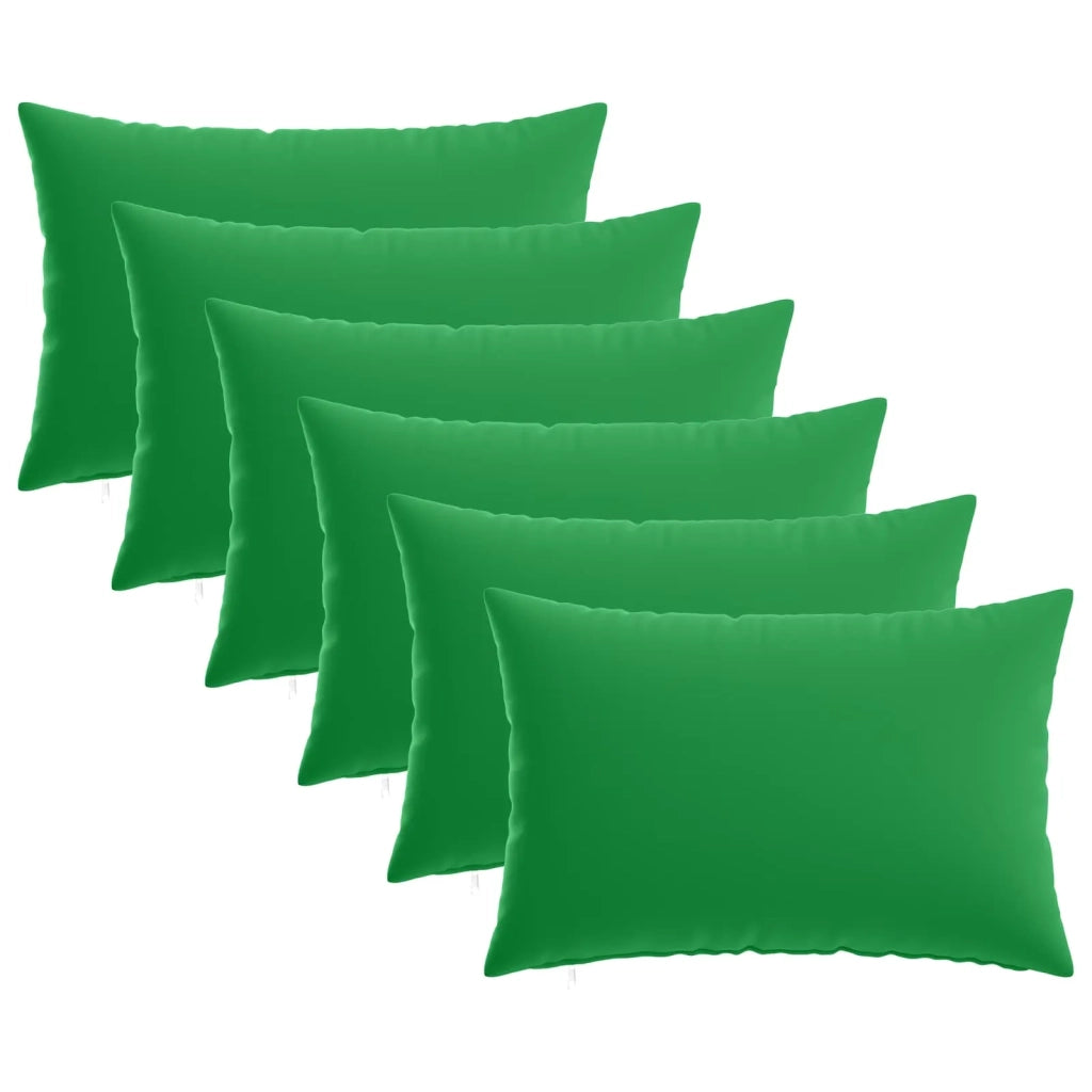 Federa 6 pcs HEERLEN Verde 50 x 70 cm Poliestere 911400