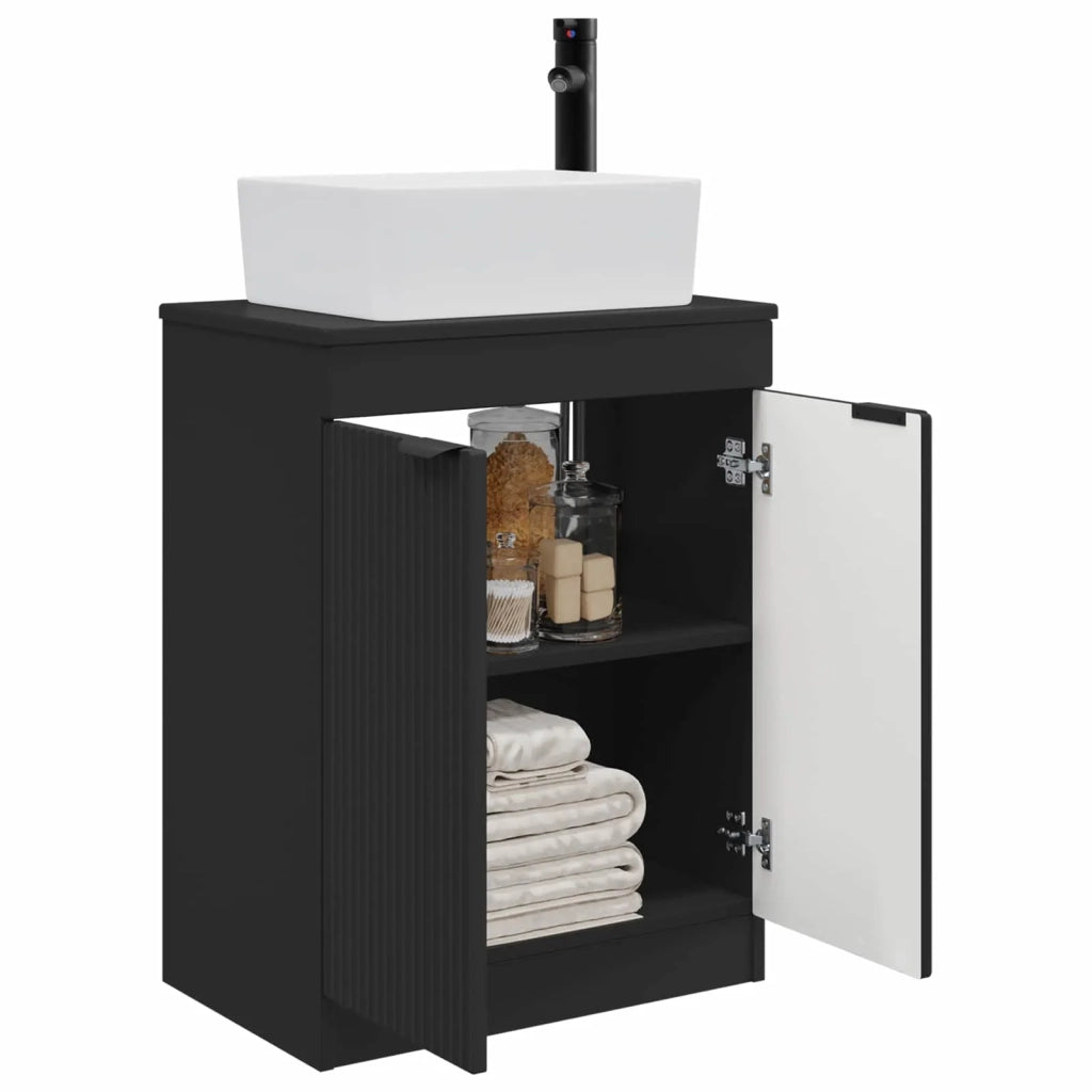 Mobile da bagno con lavabo Nero 54 x 35 x 83 cm 890159