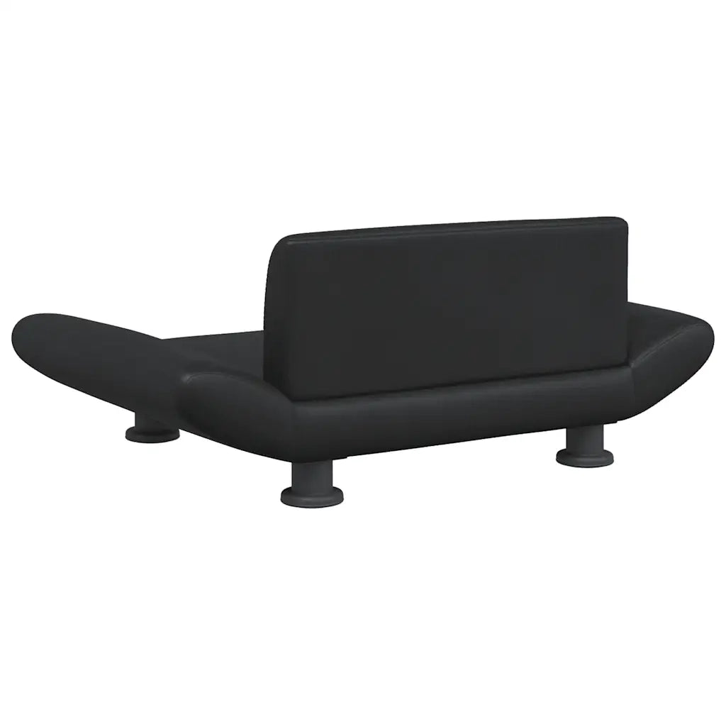 Lettino per Cani Nero 70x45x28 cm in Similpelle 172001