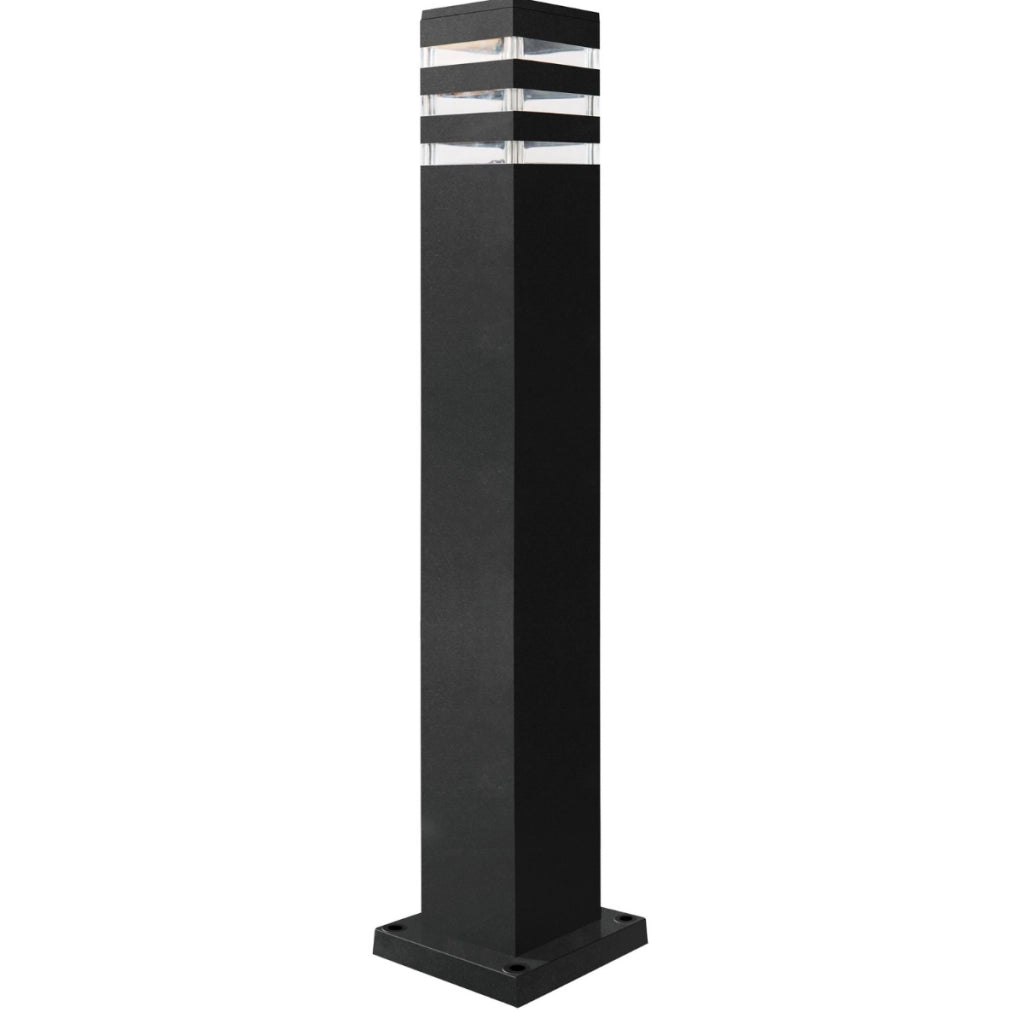 Lampada esterno a paletto grafite 74cm E27 Polux Teksas