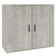 Credenza | Madia | Buffet da pranzo | Armadio da pranzo Grigio Cemento 80x33x70 cm in Legno Multistrato