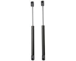 Sostegno per Cassetto Portabagagli di Alta Qualità - Retroportata - Sinistra/Destra - Acciaio di Carbonio/Plastica - Dampenedor di Rimpiazzo - 28,42CM Lunghezza - Sostegni per Retroportata