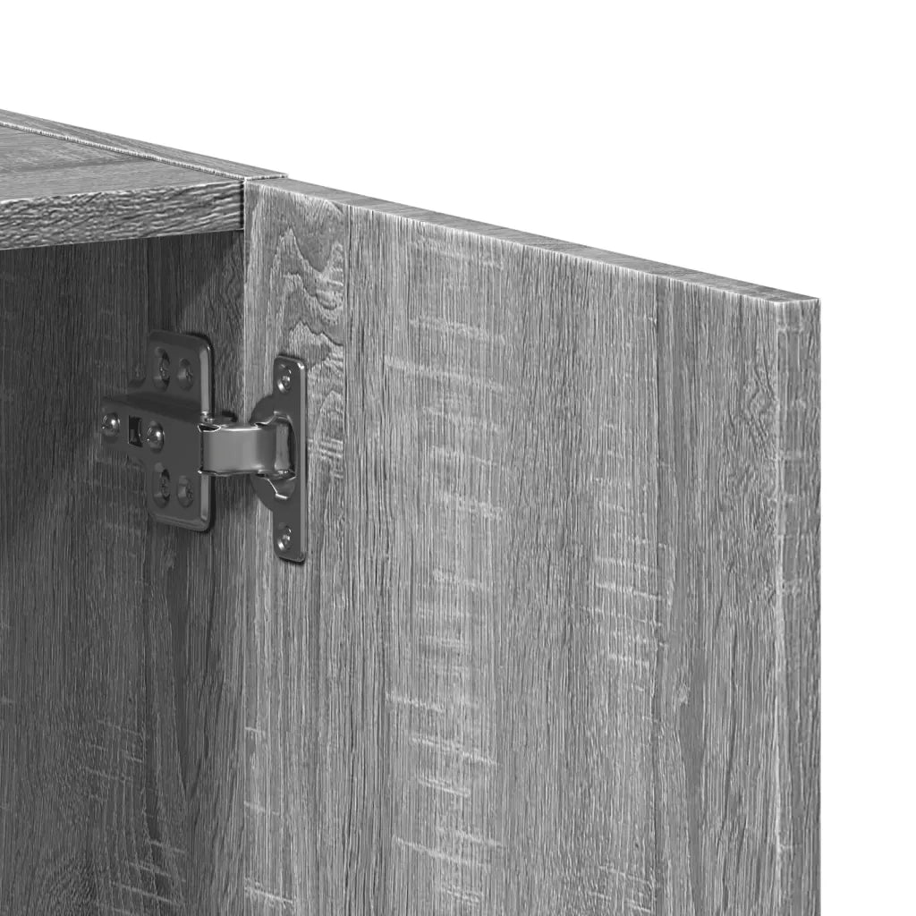 Schedario Grigio Sonoma 60x32x77,5 cm in Legno Multistrato 840770