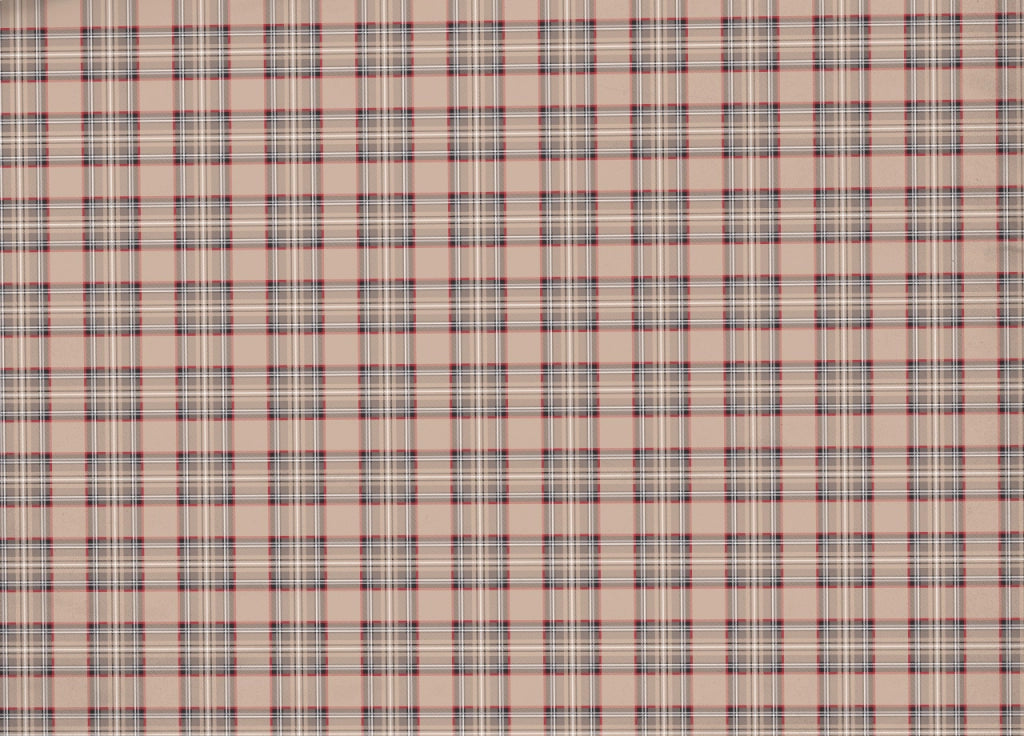 Copripiumino Sacco Piumone Pensieri Delicati 100% Cotone Orsetto Tartan - Singolo - Beige