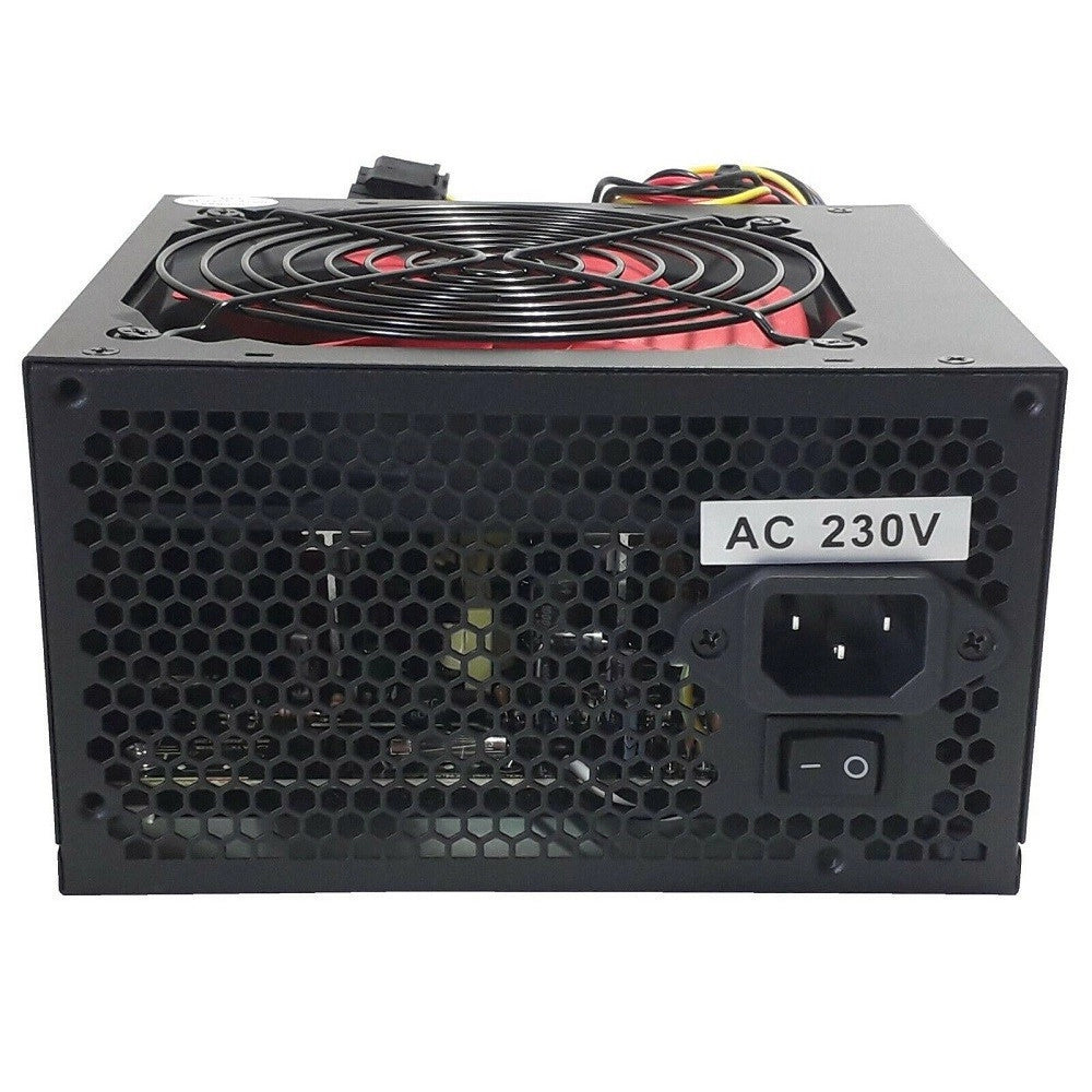 Trade Shop - Alimentatore Per Pc Desktop 625 W Atx 20/24 Pin 8 Connettori Ventola 12cm -