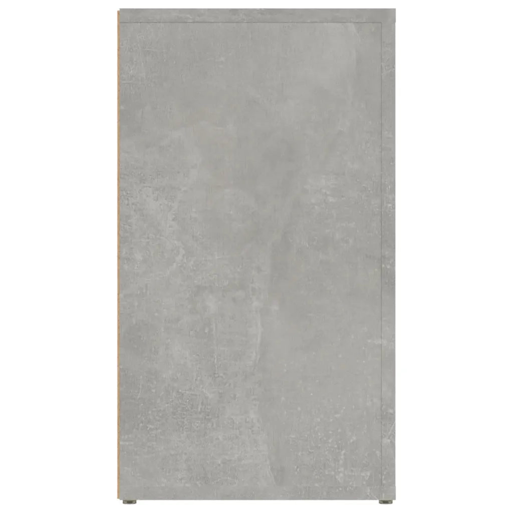 Credenza | Madia | Buffet da pranzo | Armadio da pranzo Grigio Cemento 80x30x54 cm in Legno Multistrato