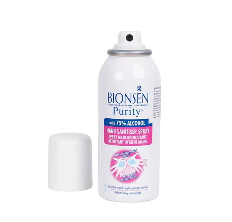 BIONSEN PURITY SPRAY MANI IGIENIZZANTE 75% ALCOHOL 100ML