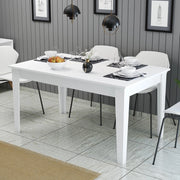 Viverone, Tavolo Fisso 6 Posti, 145x88x75h cm Bianco