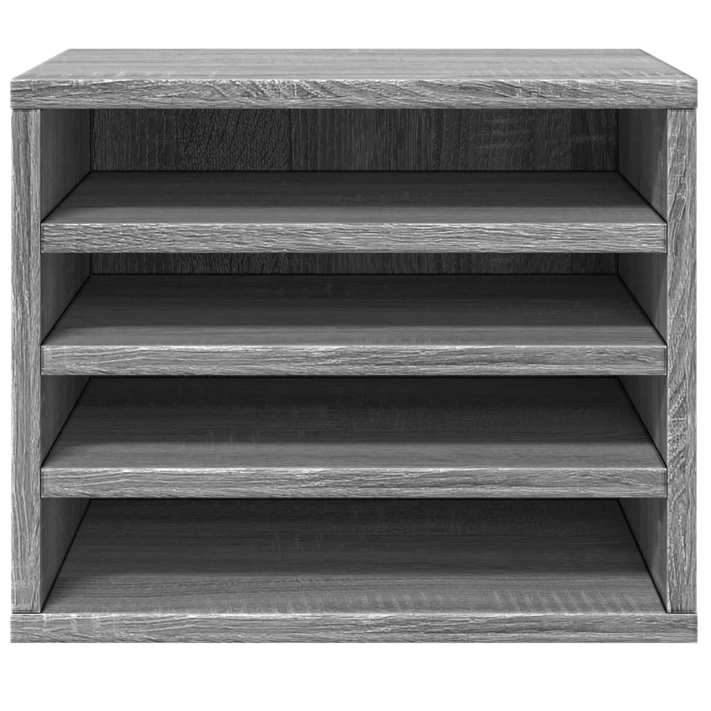 Mobiletto portaoggetti per ufficio Sonoma 36 x 26 x 29,5 cm grigio Sonoma 02_0043587