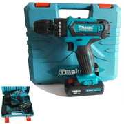 Trade Shop - Trapano Avvitatore A Batteria Litio A Percussione 26v Doppia Batteria + Valigia -