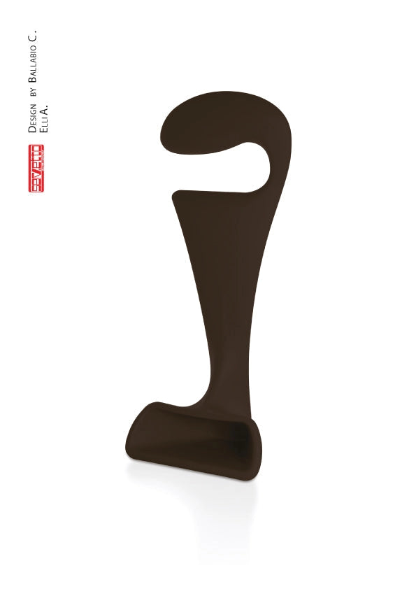 Appendiabiti Porta Abiti da Esterno 43x116 cm con Scomparto per Scarpe in Resina Arkema Pisolo Antracite