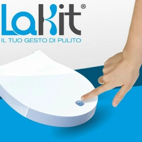 Copriwater con sistema di pulizia integrato ad acqua lakit
