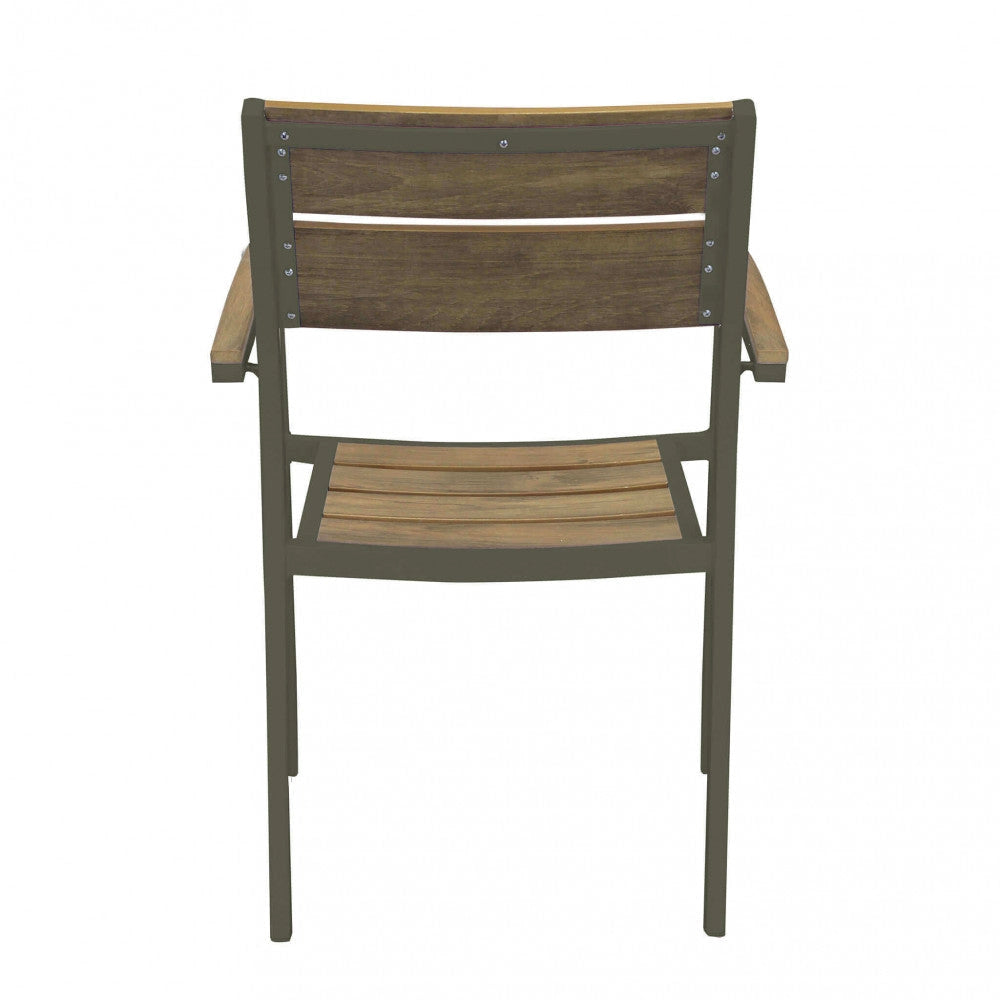 Poltrona Cayman 56x58x85 h cm in Alluminio Taupe