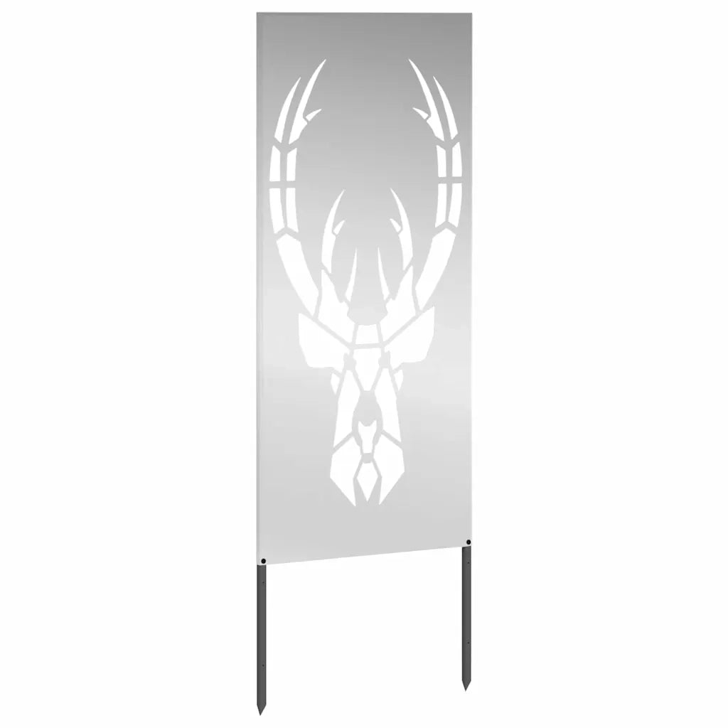 vidaXL Pannello Decorativo da Giardino Argento 50 x 140 cm