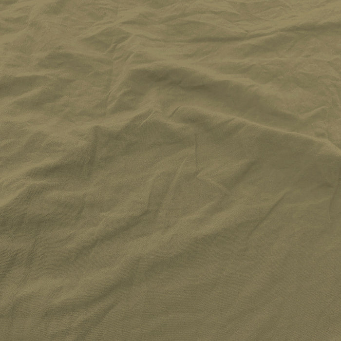 Set Lenzuola Matrimoniale Sopra Sotto e 2 Federe Linea Water Washed Ocra