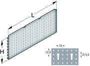 PANNELLO DI FONDO FORO CHIAVE cm. 100x40 h Col. Bianco RAL9001