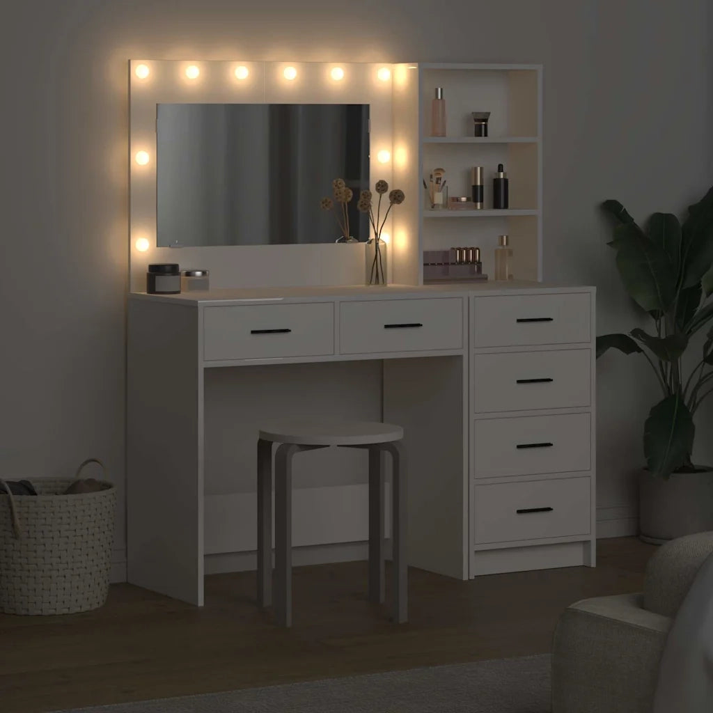 Tavolo da Trucco Bianco 78.5 x 41 x 135 cm Legno multistrato 3334191