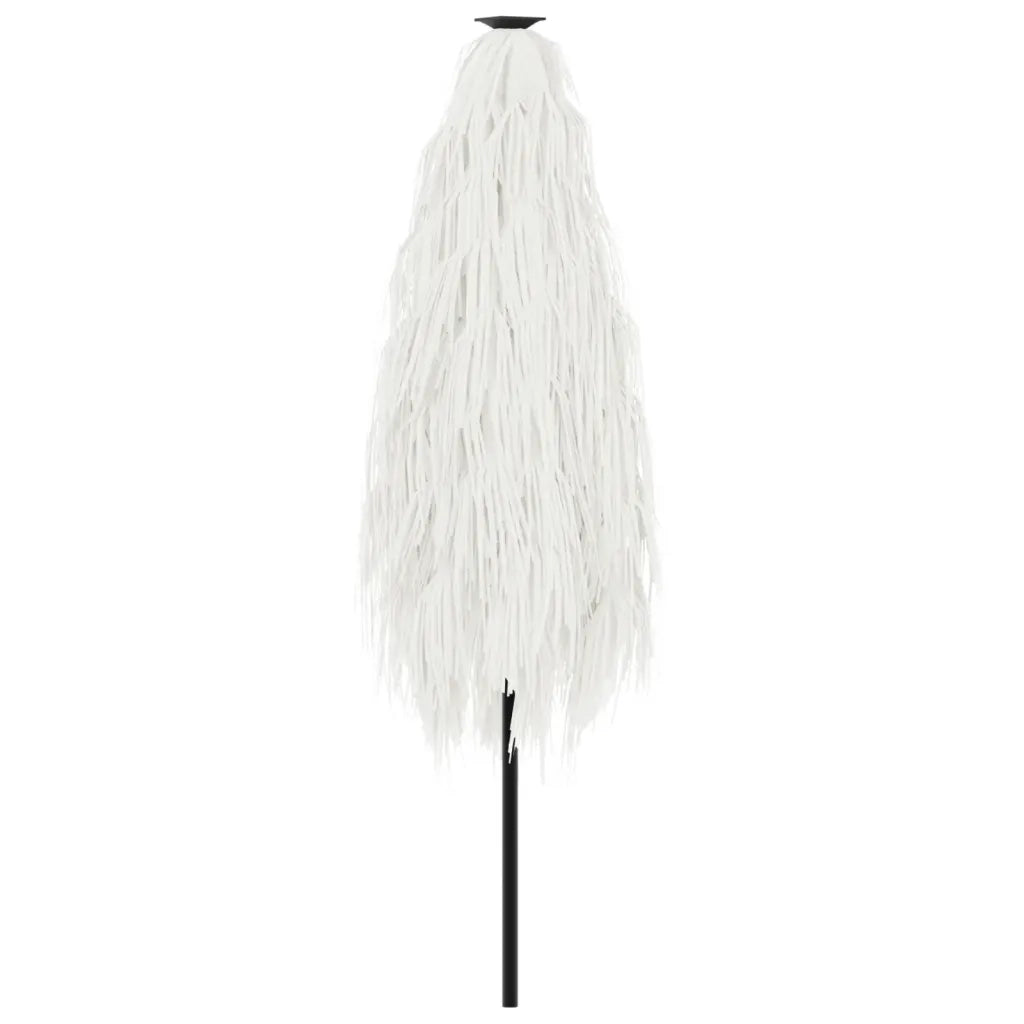Ombrellone Giardino con Palo in Acciaio Bianco 288x288x225 cm 4005108