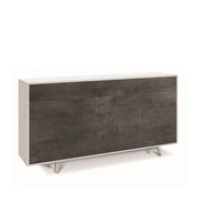 Mobile 3 Ante 3 Cassetti Kit Ossido Bianco cm 164x41x92h - Sarmog