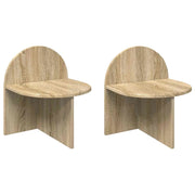 Set di 2 Comodini | Armadio da Notte | Mobiletto da notte Rovere Sonoma 40 x 35,5 x 45,5 cm
