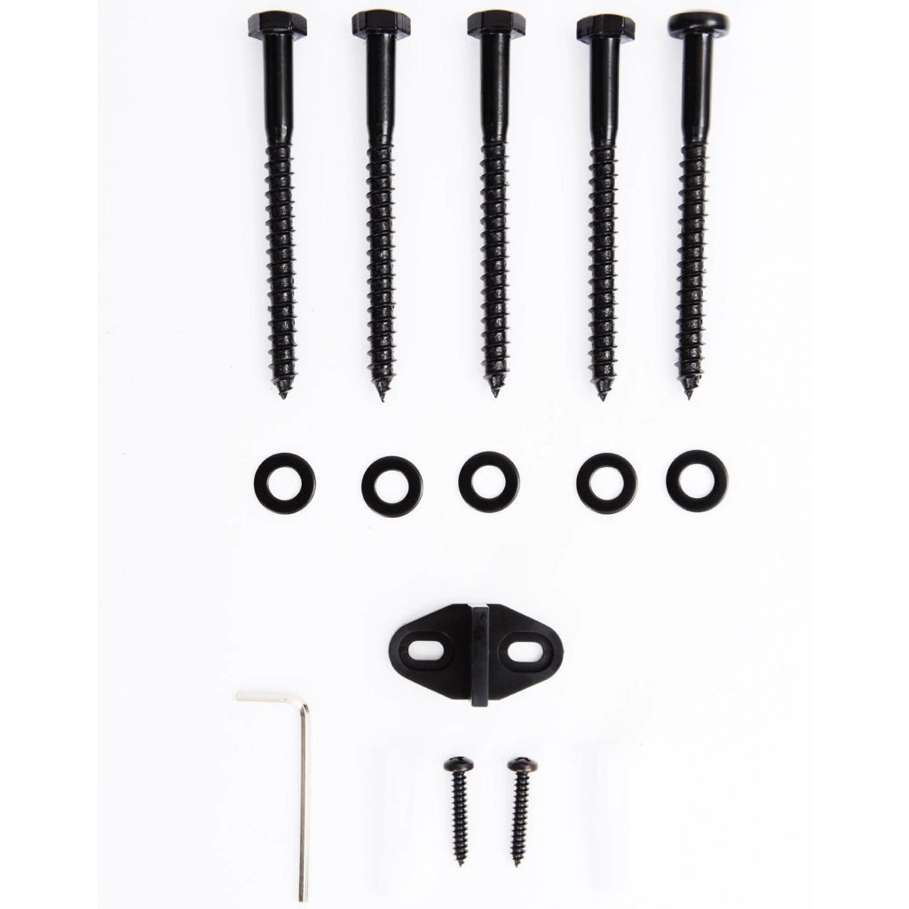 Kit binario per porta scorrevole in legno ¨C Xylo ¨C 200 cm, acciaio al carbonio marrone, max 90 kg