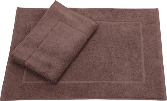 Set a doppio, dimensioni 50 x 70 cm, 100% cotone, qualità 650 g/m², noce, 50X70cm