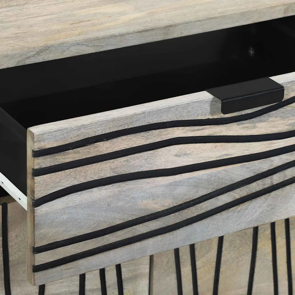 Comodino | Armadio da Notte | Mobiletto da notte Bianco 50 x 33 x 60 cm Legno ingegnerizzato