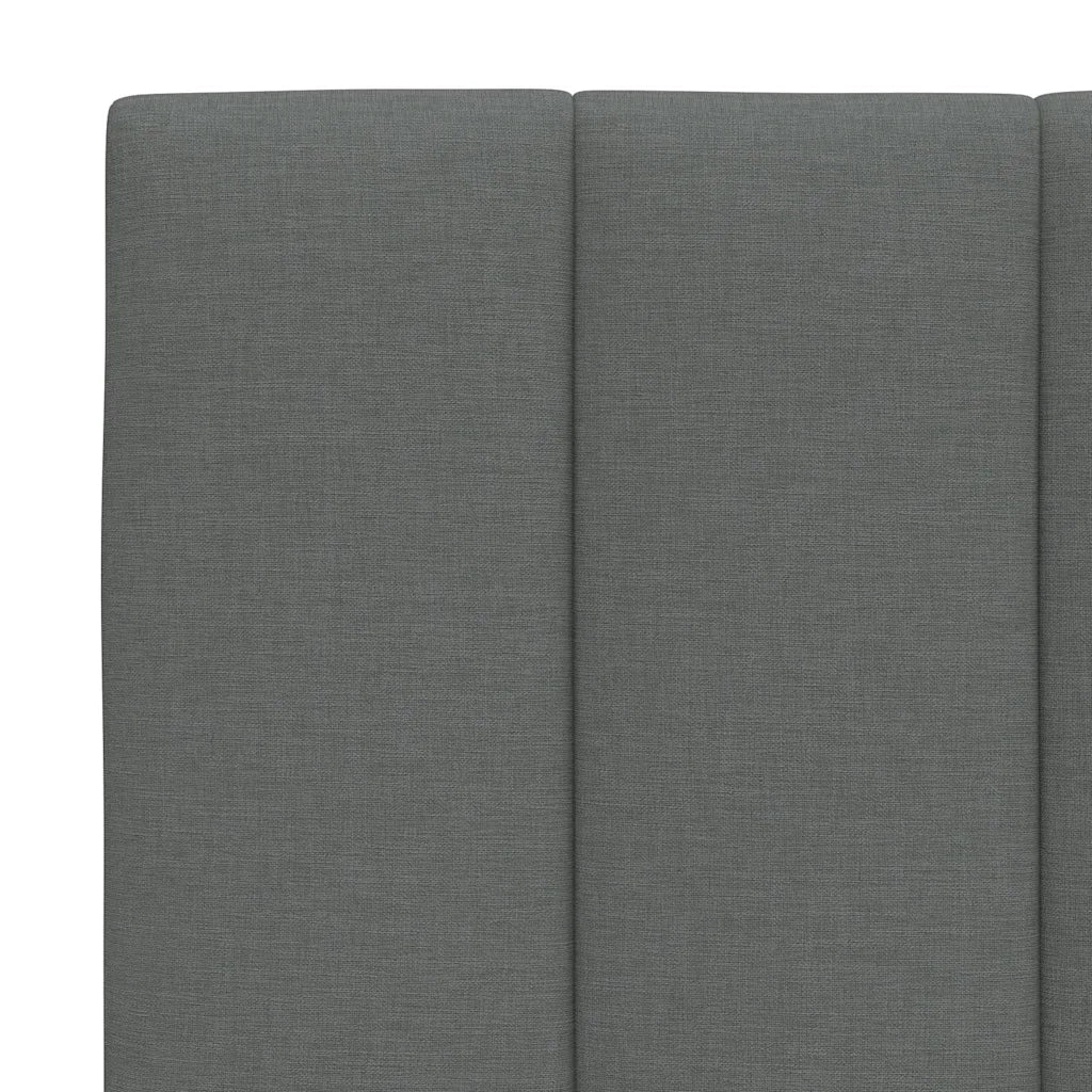 Cuscino Testiera Hanko Grigio Scuro 180 cm in Tessuto CFW1688510