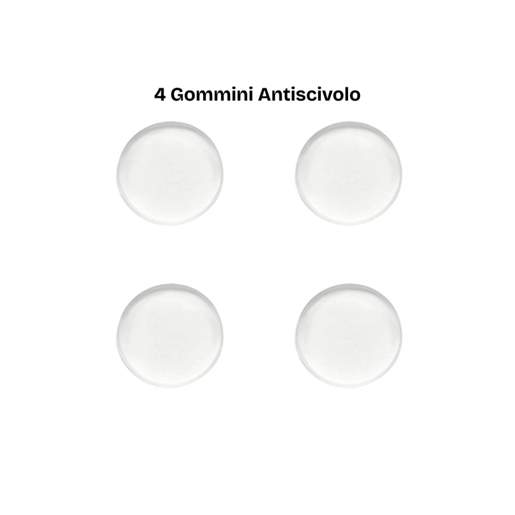 ZOIMANIA - Spianatoia con Tarocco e Mattarello - Inox - Cucina - Profondità 55 Dimensione Spianatoia: L 60 x P 55 x 7cm x 3cm