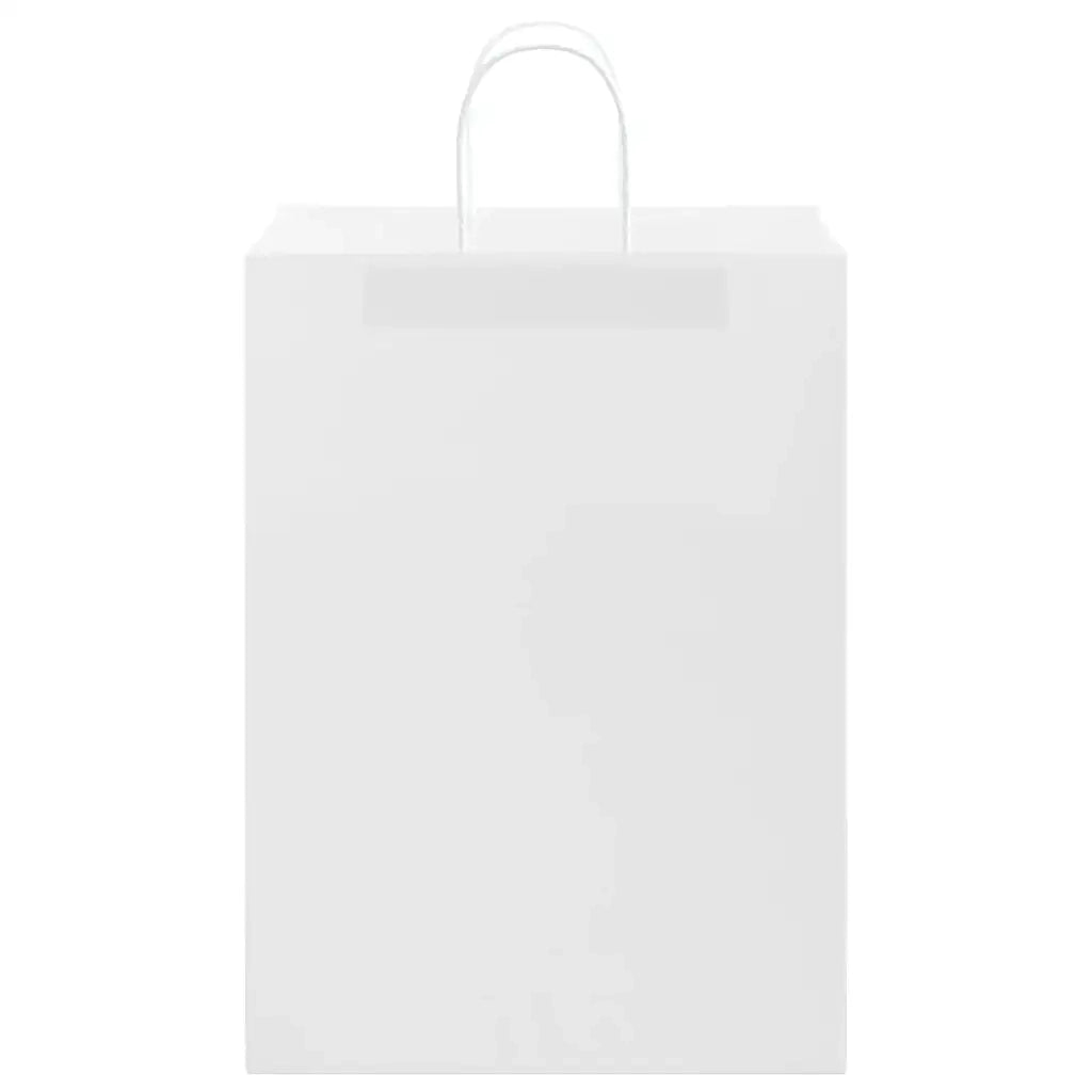 Sacchetti di Carta 50 pz con Manici Bianchi 32x17x44 cm 4101608
