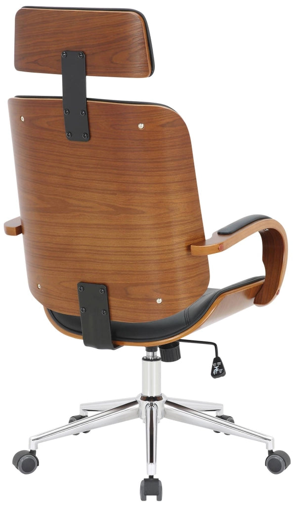 Sedia da ufficio Dayton Noce/nero