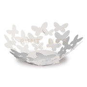Centro tavola moderno piccolo con farfalle Butterfly Bianco