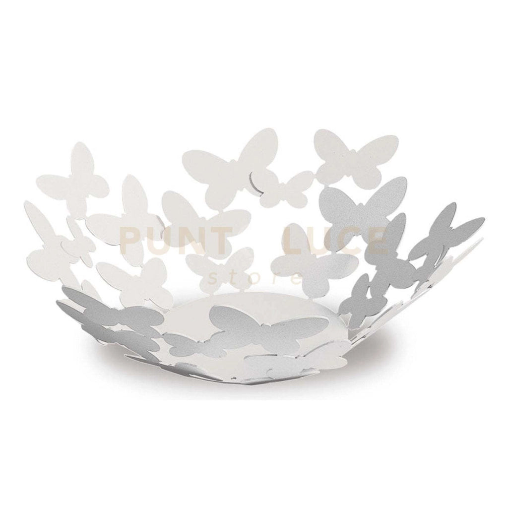 Centro tavola moderno piccolo con farfalle Butterfly Bianco
