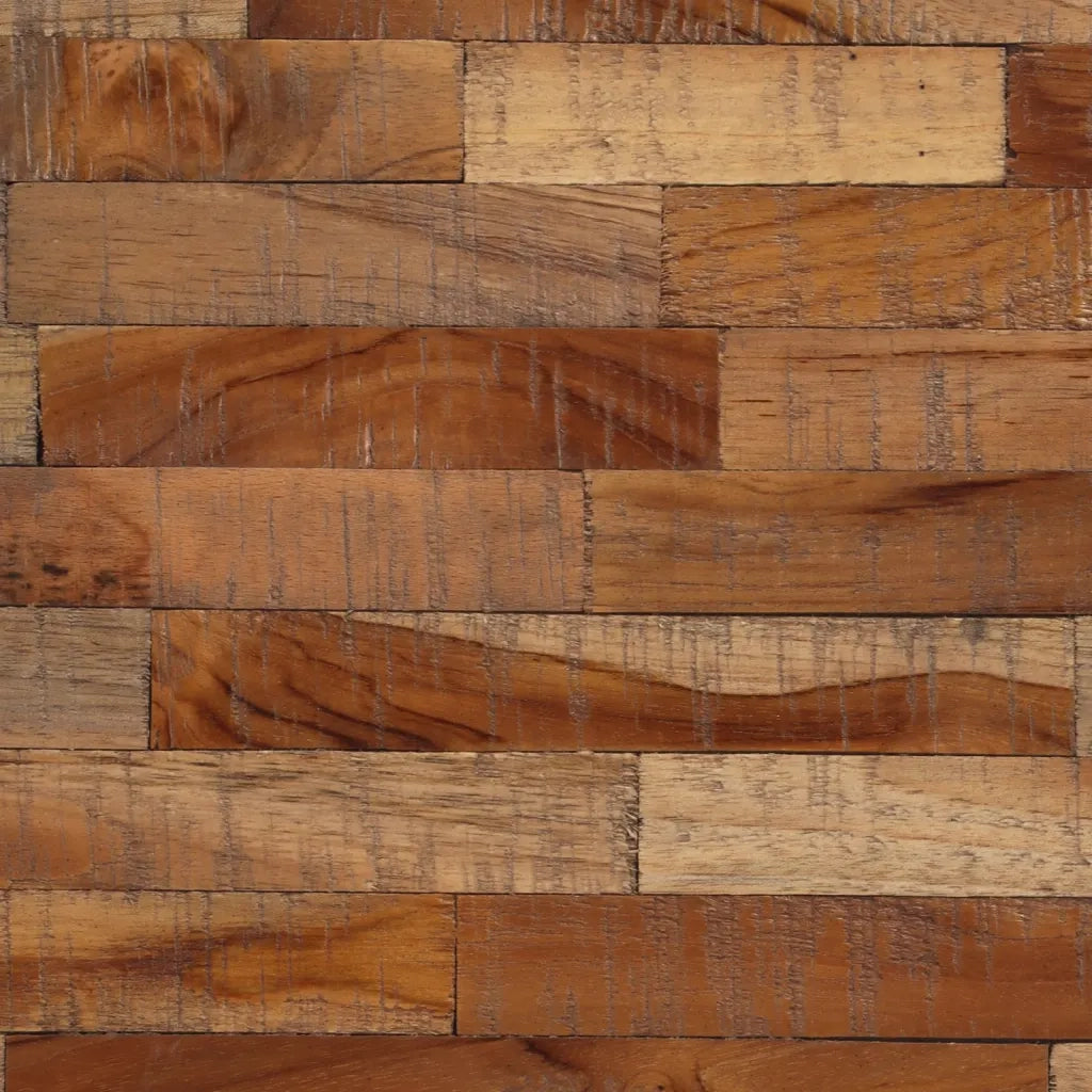 Tavolino da Salotto Rotondo Ø55x40cm Massello Teak di Recupero 358513