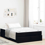 Struttura letto con materasso 2 pcs Nero Tessuto 3399475