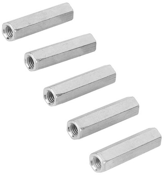 Viti a 5 punte in acciaio carbonio zincato, M8 x 50 mm, corrosione resistente, duraturo, resistenza e durata, viti di fissaggio