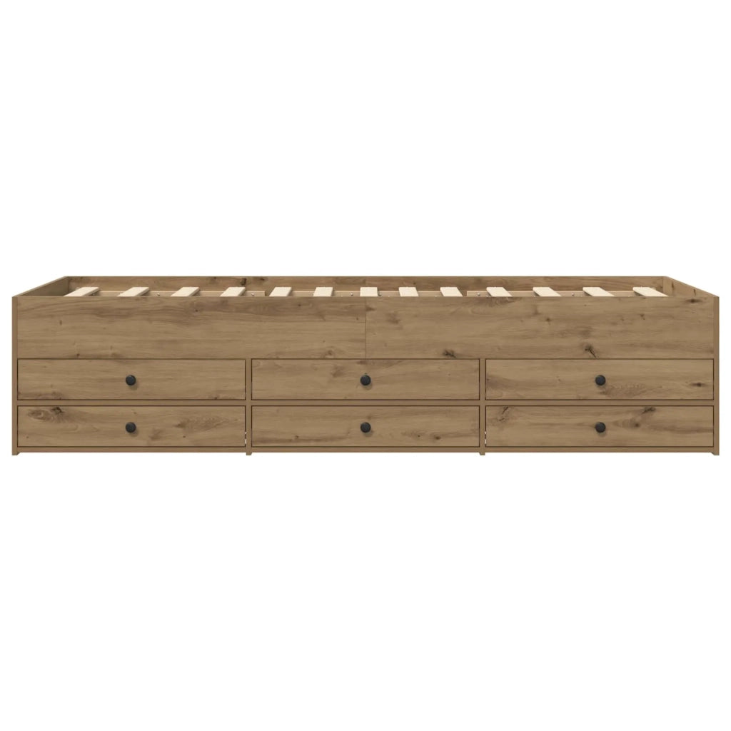 Telaio del letto con storage Rovere Artigianale 80 x 200 cm 3429652