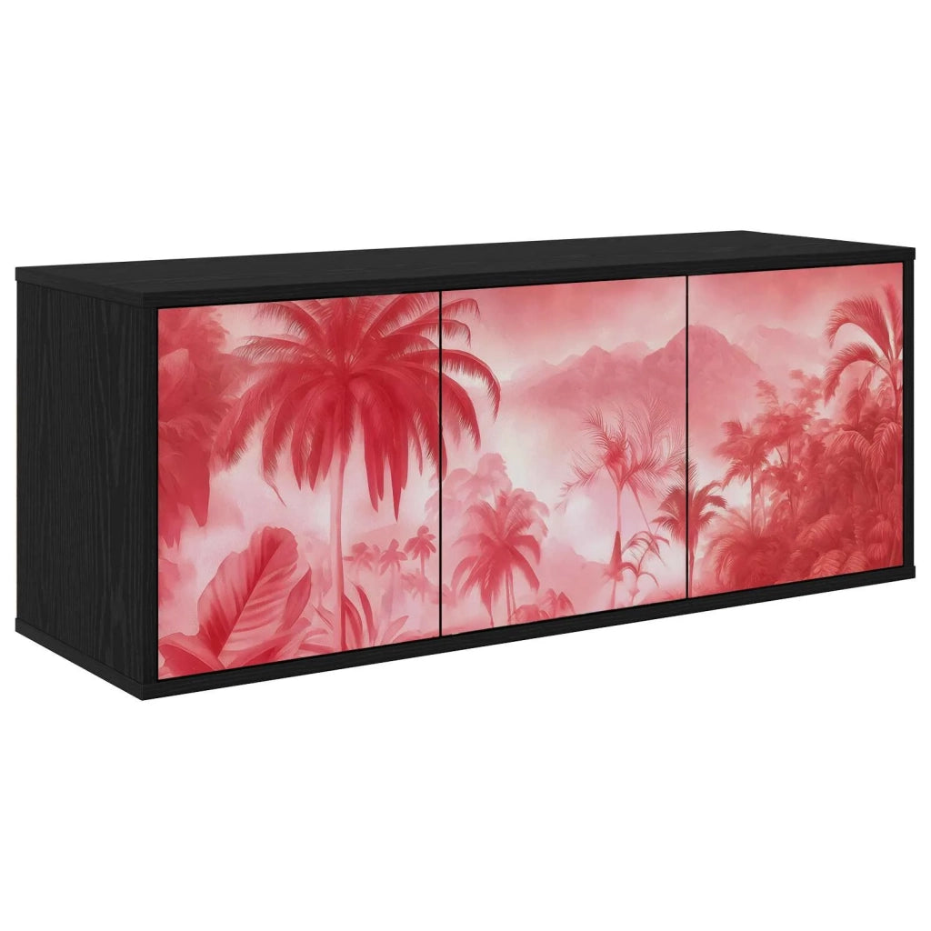 Mobile TV da Parete AACHEN 102 x 33 x 40 cm Rovere Nero 8007184