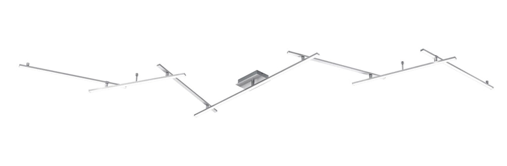 Applique da Interno a LED in Metallo Nickel Opaco