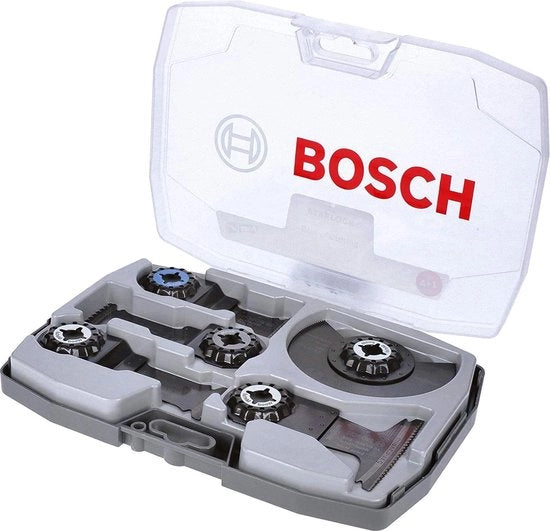 Set di 5 lame di carburo per sega a intercapedini e sega a nastro per legno e metallo - Accessorio multitool Best of Cutting