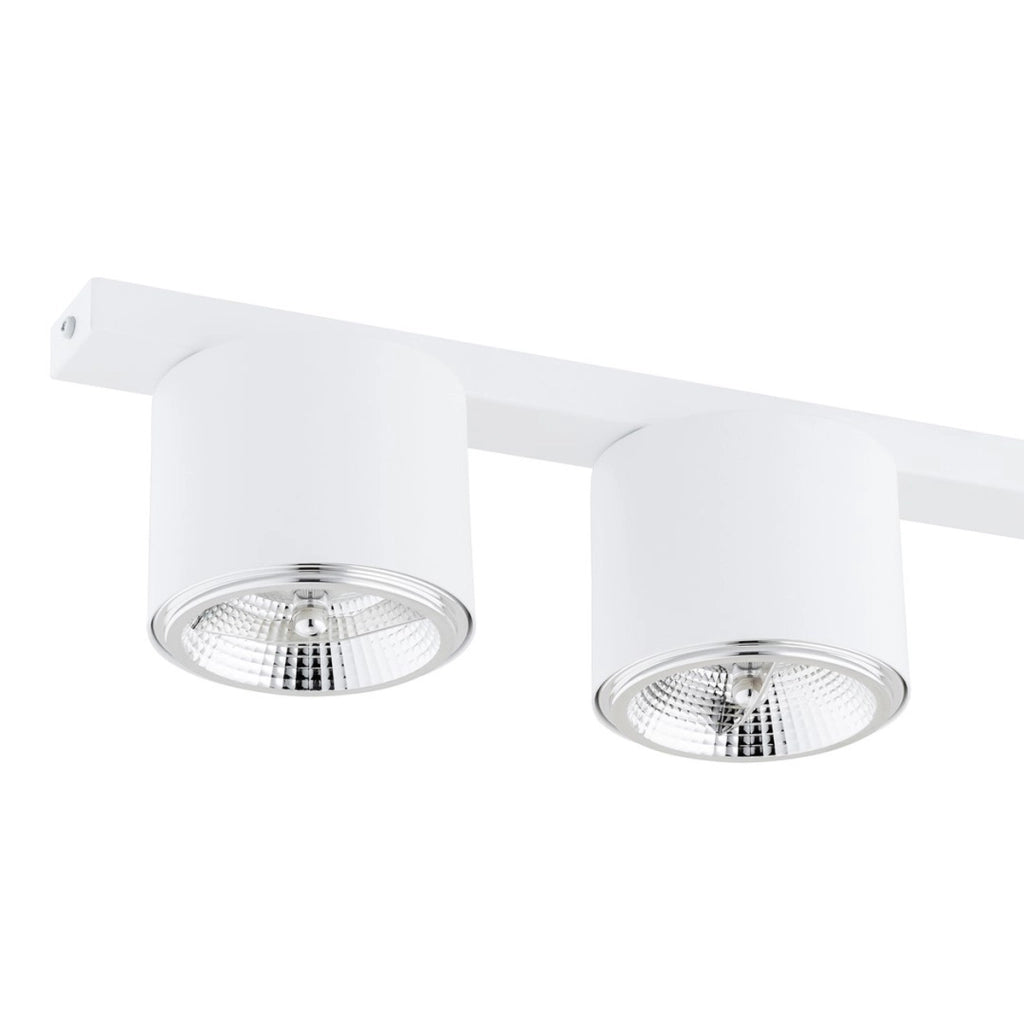 Faretto da soffitto Nano in acciaio bianco