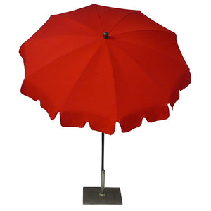 Ombrellone da Giardino Ø200 cm Palo Ø27 mm in Acciaio Maffei Allegro Rosso