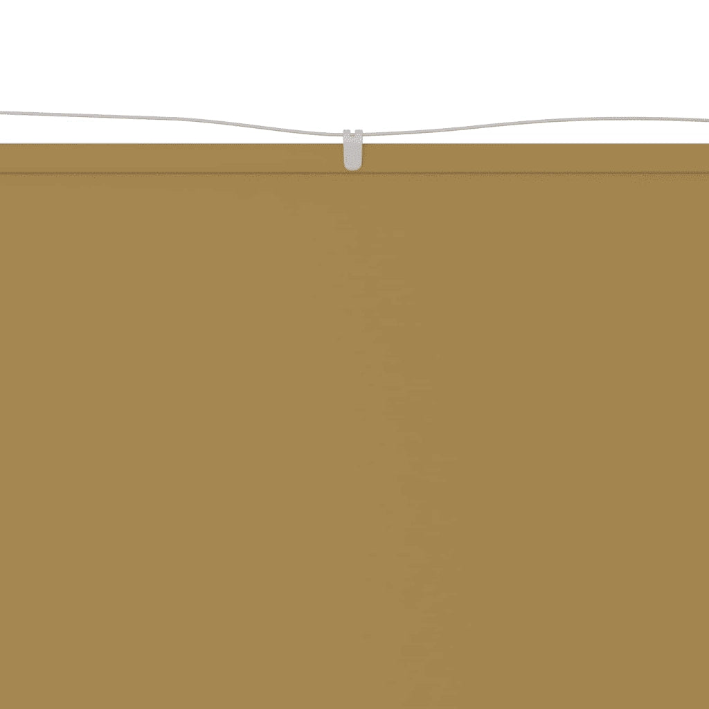 Paravento Verticale Beige 140x420 cm in Tessuto Oxford 148264