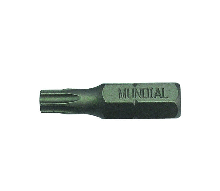 INSERTO PER VITI TORX 1/4 MUNDIAL TX 25 - 12 pezzi- MUNDIAL