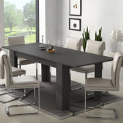 Campora, Tavolo Allungabile Allungabile, 220x90x75h cm Nero Antracite
