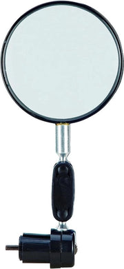 Specchietto per bicicletta - regolabile angolo - nero - 80 mm