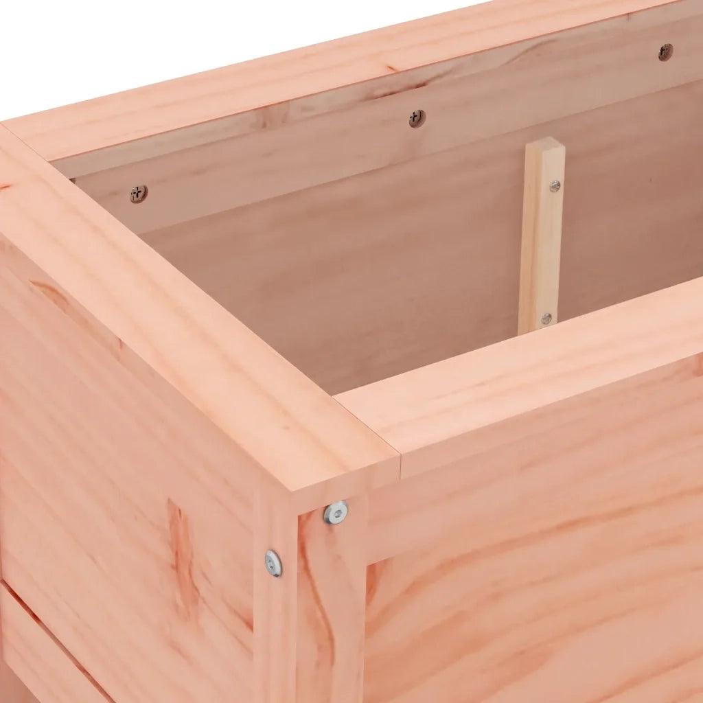 Fioriera | Cassetta per fiori | Vaso da Giardino 82,5x40x39 cm in Legno Massello di Douglas