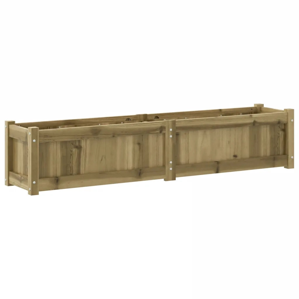 Fioriera da Giardino 150x31x31 cm in Legno di Pino Impregnato 837482
