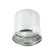 Raccordo inox f da 300mm per collegare tubo flessibile a tubo rigido