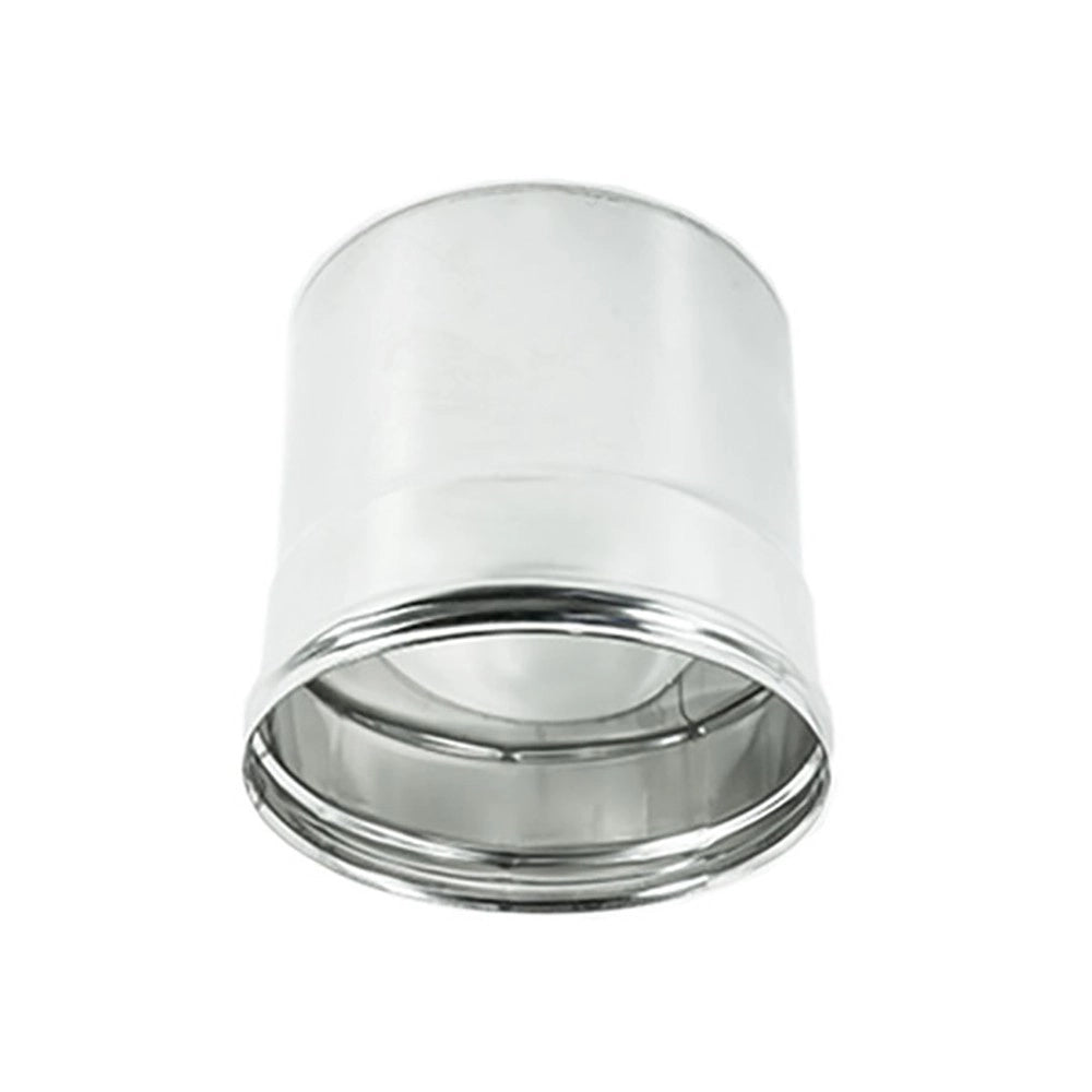 Raccordo inox f da 300mm per collegare tubo flessibile a tubo rigido